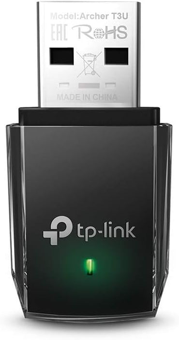 TP-Link Archer T3U AC1300 (867+400) Wireless Dual Band Mini USB Adapter, MU-MIMO, USB3