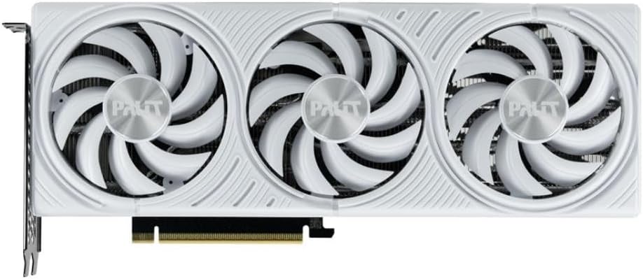 Palit GeForce RTX 5070 White OC Gaming Graphics Card 12GB GDDR7, 2527 MHz, GPU