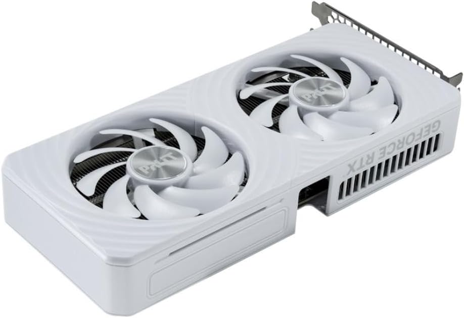 Palit GeForce RTX 5060 Ti White OC Gaming Graphics Card 16GB GDDR7, 2602 MHz, GPU