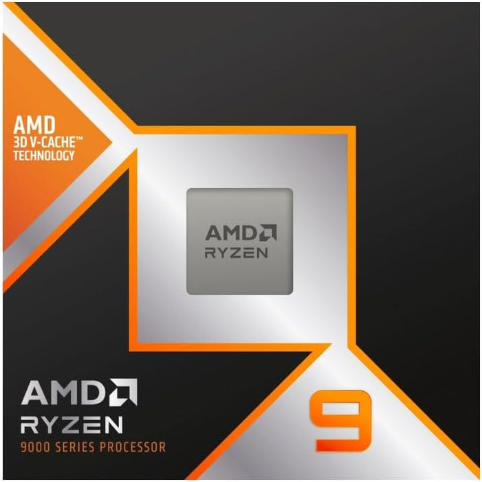 AMD Ryzen 9 9950X3D CPU, AM5, 4.3GHz (5.7 Turbo), 16-Core, 170W, 144MB Cache, 9th Gen, Radeon Graphics