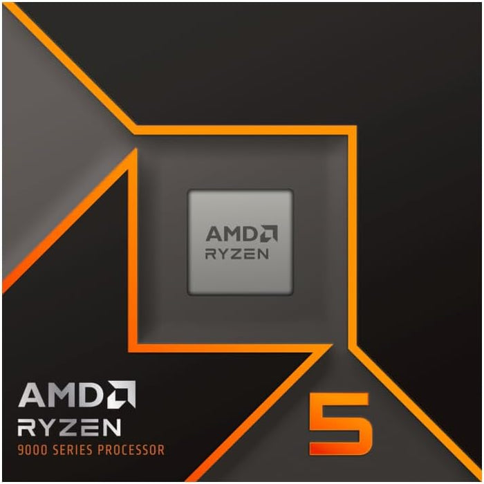 AMD Ryzen 5 9600X CPU, AM5, 3.9GHz (5.4 Turbo), 6-Core, 65W, 38MB Cache, 9th Gen Processor, Radeon Graphics