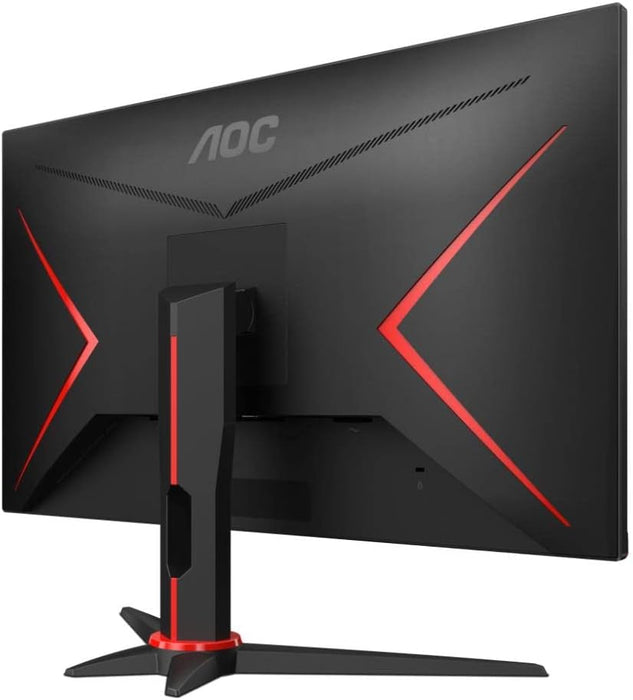 AOC 27" 3-Side Frameless QHD Gaming Monitor Q27G2E/BK, 2560 x 1440, 1ms, HDMI, DP, 155Hz, Freesync