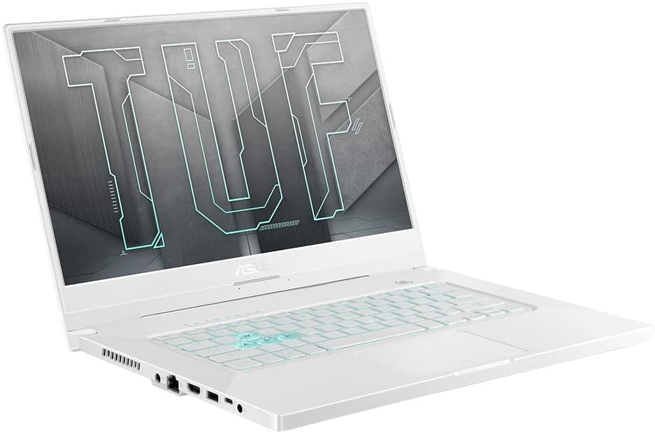 Asus Tuf Dash FX516PR Gaming Laptop 15.6" Moonlight White, Intel i7, RTX 3070, 16GB RAM, 512GB SSD, Full HD 144Hz, Certified Refurbished