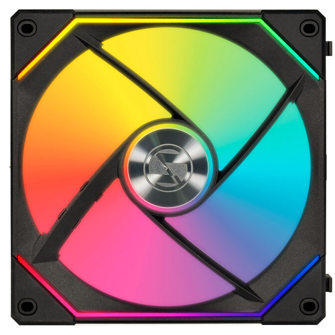 Lian Li UNI SL140 INF Reverse ARGB 140mm Fan Black – Infinity Mirror PWM Cooling Fan