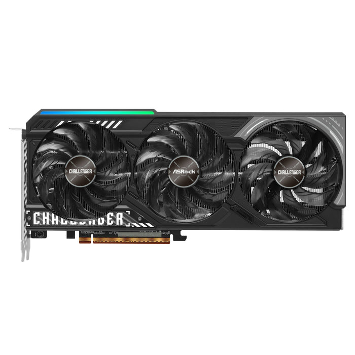 Asrock RX9070 Challenger 16GB Gaming Graphics Card, PCIe5, 16GB DDR6 GPU, 2070MHz Clock, LED Indicator
