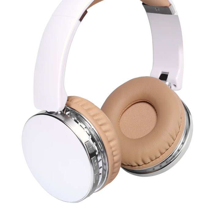 Vivanco Neos White Bluetooth Headphones – Wireless – Foldable – 8‑Hour Battery
