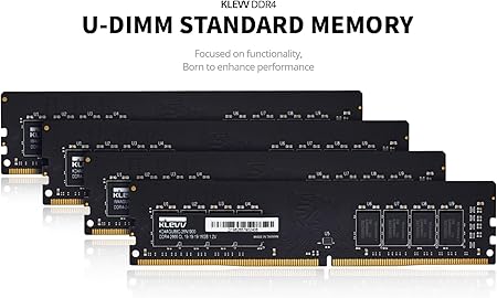 KLEVV DDR4 32GB (1x32GB) 3200MHz CL22 1.2V UDIMM Desktop Ram Memory SK Hynix Chip (KD4AGUA80-32N2200)