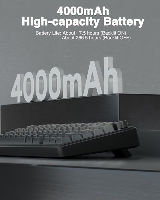 AULA F75 PRO Wireless Mechanical Keyboard – 75% Hot‑Swappable, RGB, Tri‑Mode