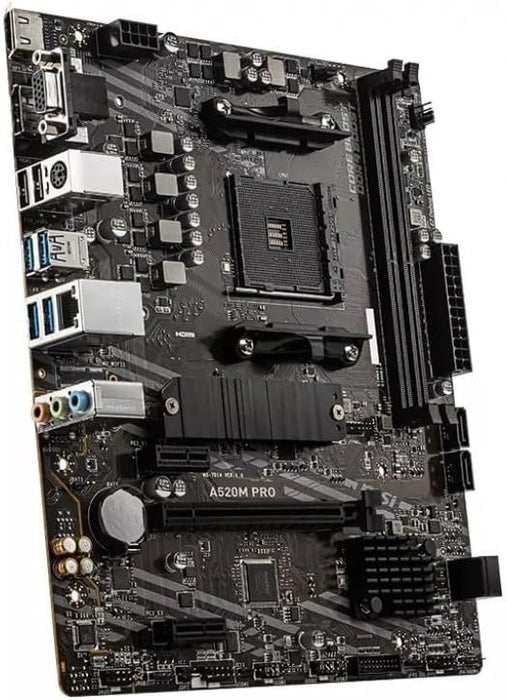 MSI A520M PRO Gaming Motherboard M-ATX, AMD AM4, DDR4