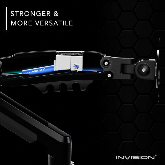 Invision MX400 Dual Monitor Arm Desk Mount for 19-32 Inch Screens