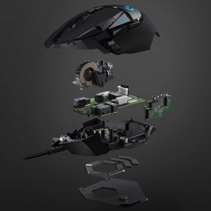 Logitech G502 HERO Wired Gaming Mouse – 25K Sensor, RGB, 11 Buttons