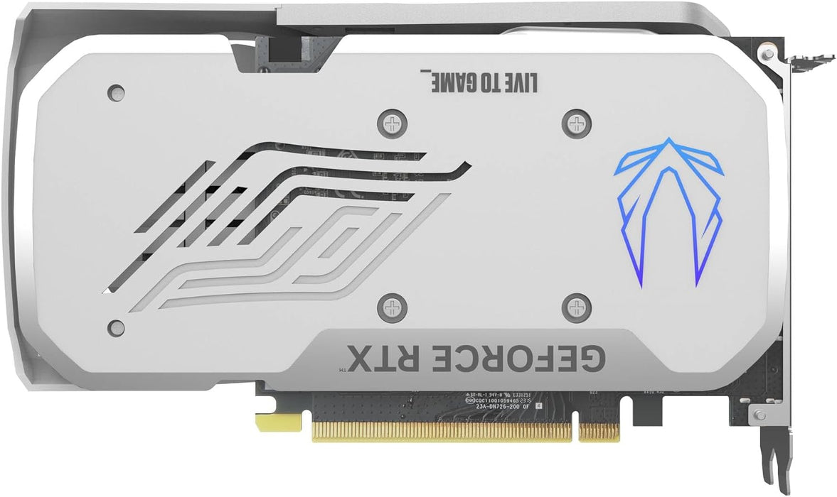 Zotac Gaming RTX 4060 Graphics Card Twin Edge OC White 8GB GDDR6 GPU PCIe 4, RGB Lightning
