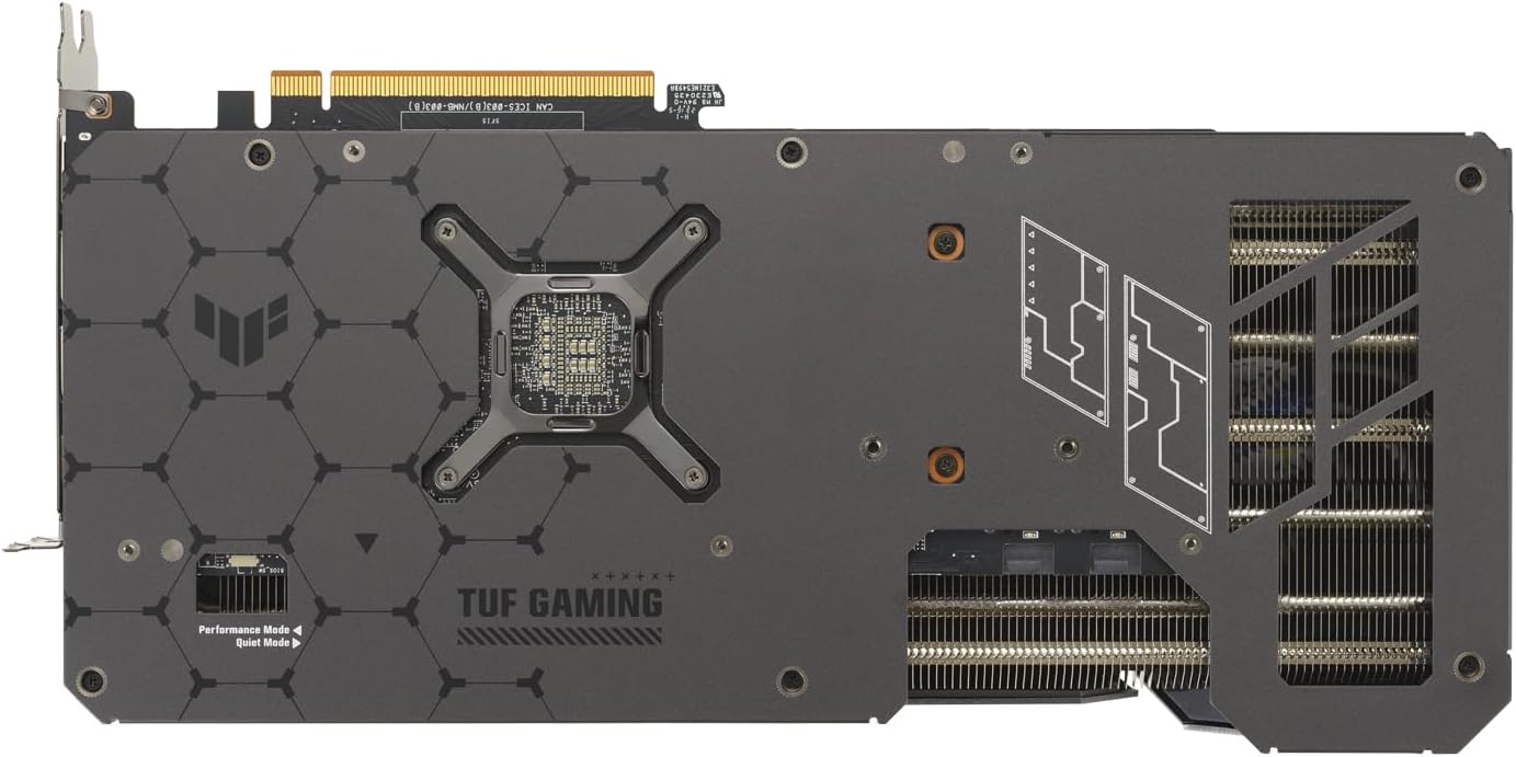 Asus Tuf Gaming RX7800 XT Radeon Gaming Graphics Card OC, PCIe4, 16GB DDR6, HDMI, 3 DP, RGB, Overclocked