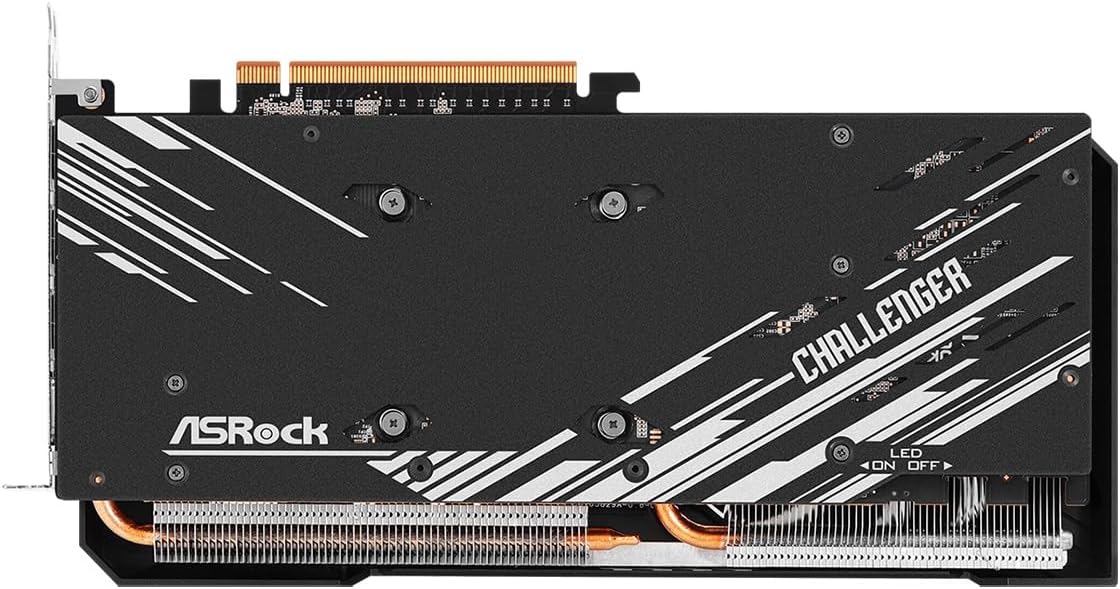 Asrock RX7800 XT Challenger 16GB OC, PCIe4, 16GB DDR6, HDMI, DP, 2475MHz Clock, LED Indicators, Overclocked