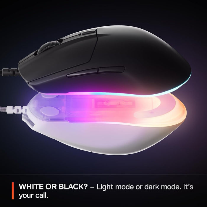 SteelSeries Rival 3 Gen 2 Wired Gaming Mouse – 8.5K DPI, TrueMove Core Sensor, RGB