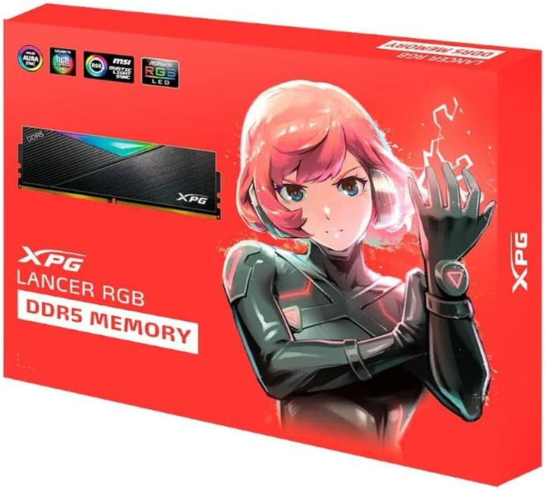 Adata XPG Lancer RGB 32GB Memory RAM Kit (2 x 16GB), DDR5, 6400MHz, AMD EXPO & Intel XMP 3.0