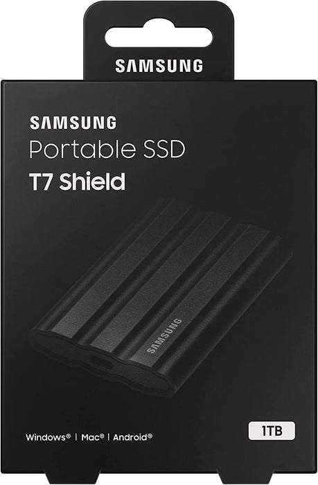 Samsung 1TB T7 Shield Portable External SSD in Black