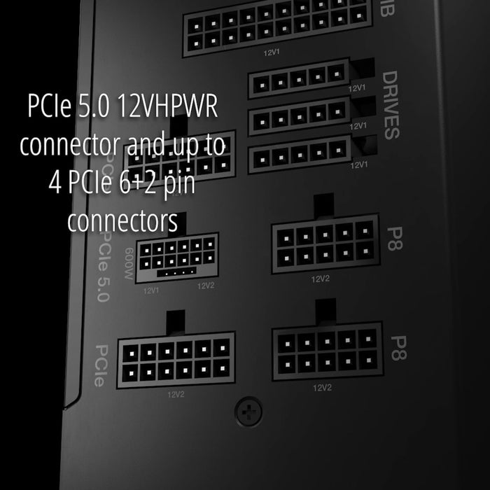 Be Quiet! 1000W Power Supply Pure Power 12 M, ATX, 80+ Gold, Fully Modular, Rifle Bearing Fan, PSU