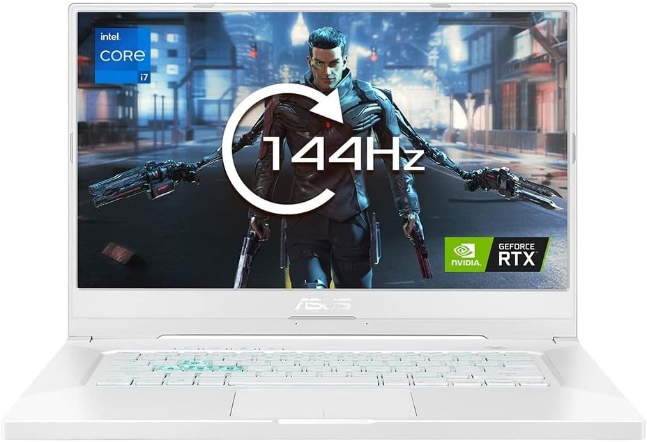 Asus Tuf Dash Gaming Laptop 15.6" Moonlight White