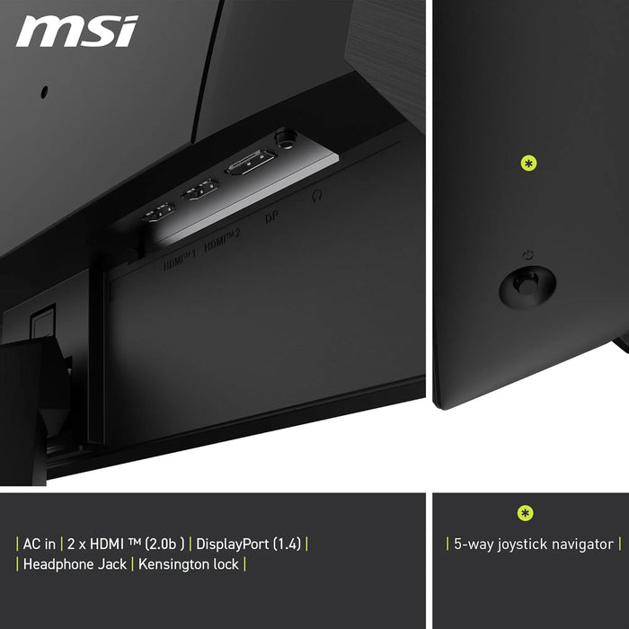 MSI MAG 275QF 27-Inch WQHD Gaming Monitor – 180Hz Rapid IPS Display