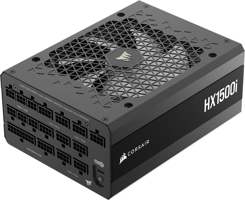 Corsair HXi Series 1500W PSU (2025) 80+ Platinum, PCIe 5.0, Fully Modular Power Supply