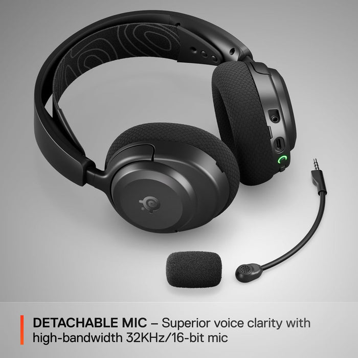 SteelSeries Arctis Nova 3P Wireless Gaming Headset – 2.4GHz, Bluetooth 5.3, 40-Hour Battery
