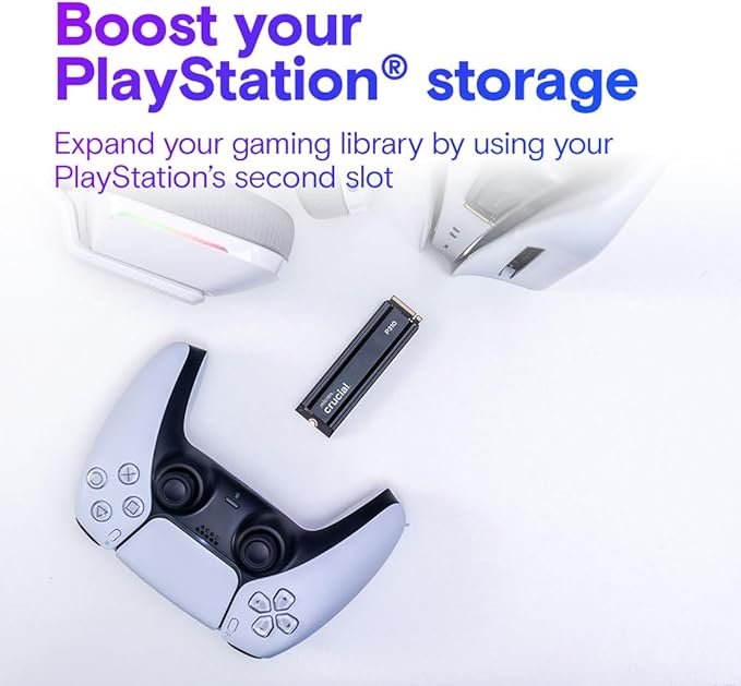 Crucial P310 1TB M.2 2280 PCIe 4.0 NVMe Solid State Drive (With Heatsink)