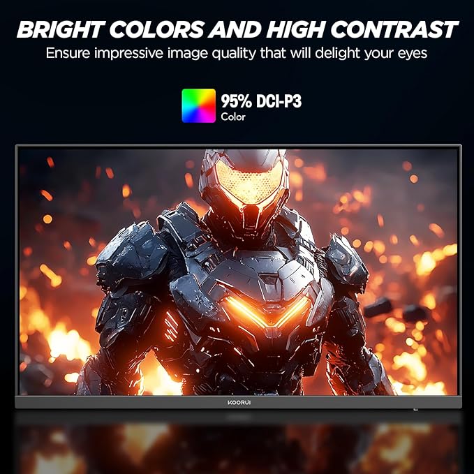 KOORUI G2511E 24.5" 320Hz Fast IPS Gaming Monitor – FHD, 1ms, HDMI/DP, Adaptive Sync