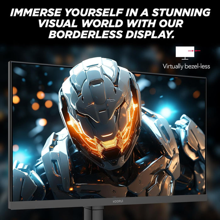 KOORUI G2511E 24.5" 320Hz Fast IPS Gaming Monitor – FHD, 1ms, HDMI/DP, Adaptive Sync