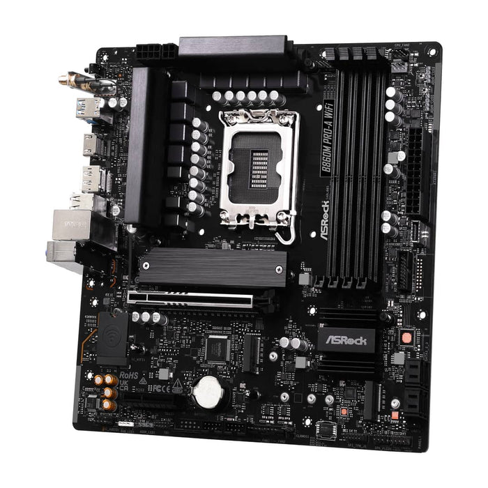 ASRock B860M Pro‑A WIFI Micro‑ATX Motherboard – LGA 1851, DDR5, PCIe 5.0