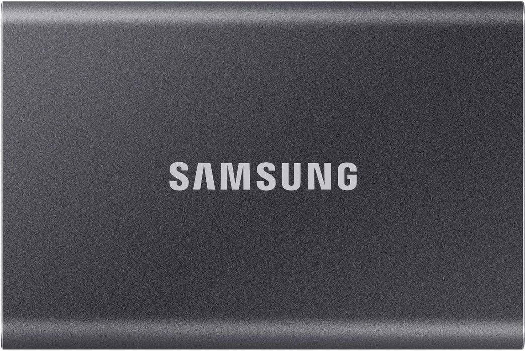 Samsung T7 2TB Portable SSD, USB 3.2 Gen 2, External Storage, Solid State Drive, Titanium Grey, MU-PC2T0T