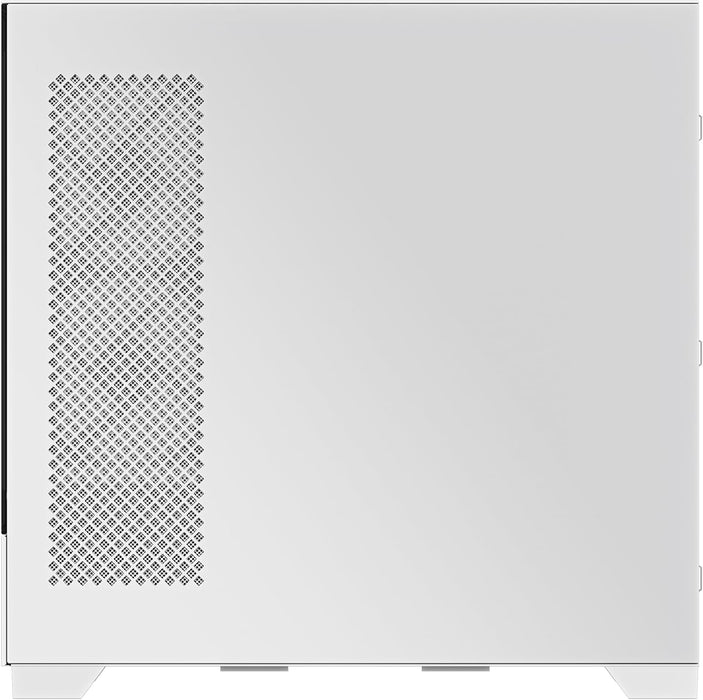 Gigabyte C201 Panoramic ICE Mid Tower Gaming PC Case Micro ATX include 3 Fans - White