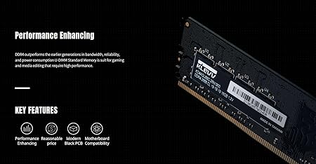 KLEVV DDR4 32GB (1x32GB) 3200MHz CL22 1.2V UDIMM Desktop Ram Memory SK Hynix Chip (KD4AGUA80-32N2200)