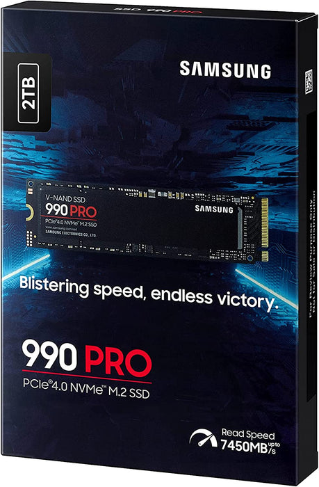 Samsung 990 Pro NVMe M.2 2TB SSD read 7450 MB/s, PS5 Compatibility