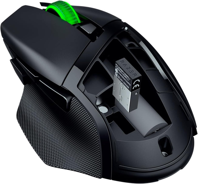 Razer Basilisk V3 X HyperSpeed Wireless Gaming Mouse, Chroma RGB, Black