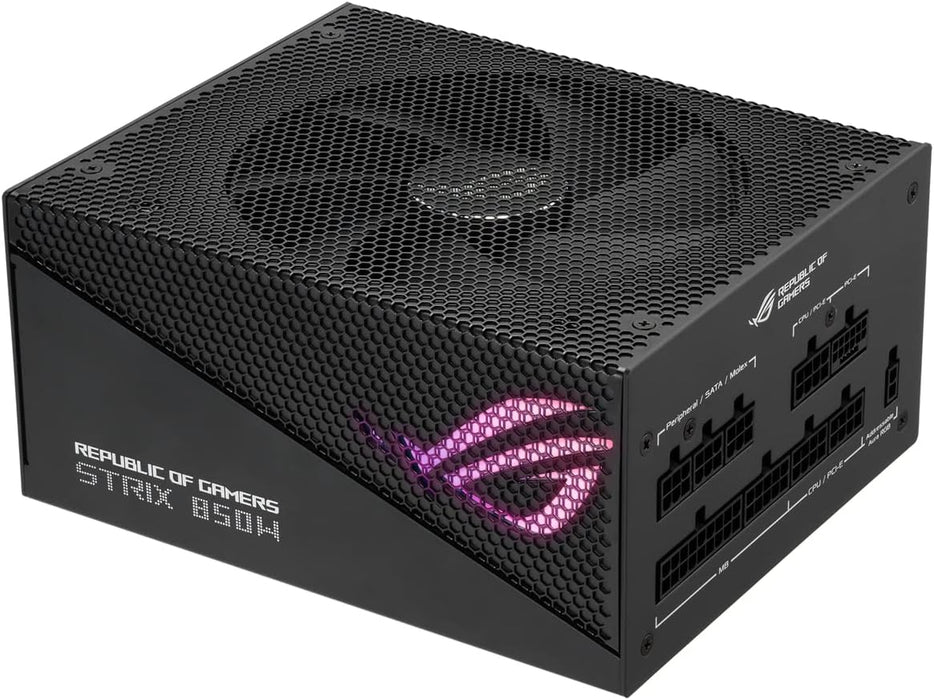 ASUS ROG Strix 850W Gold Aura Edition – Fully Modular ATX 3.0 PSU, PCIe Gen 5.0 Ready
