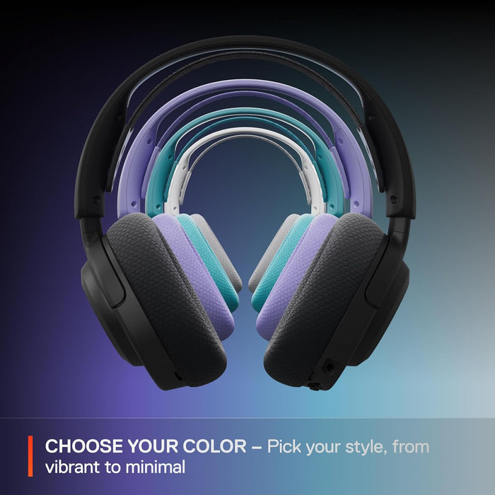 SteelSeries Arctis Nova 3P Wireless Gaming Headset – 2.4GHz, Bluetooth 5.3, 40-Hour Battery
