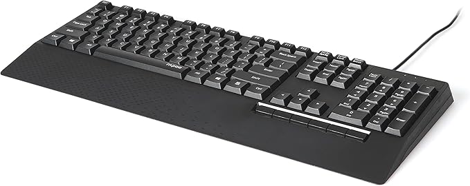 Rapoo NK2000 Wired Spill‑Resistant Keyboard – Black (QWERTY)