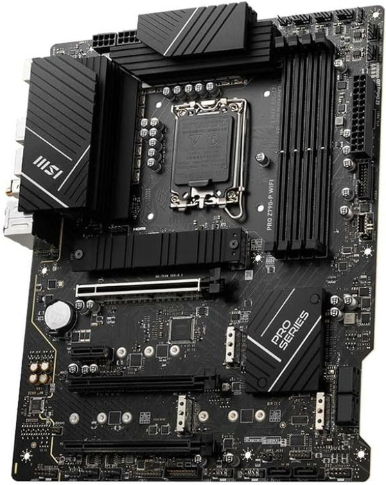 MSI Pro Z790-P WiFi Gaming Motherboard ATX, Intel 1700, DDR5, PCIe 5.0, Black