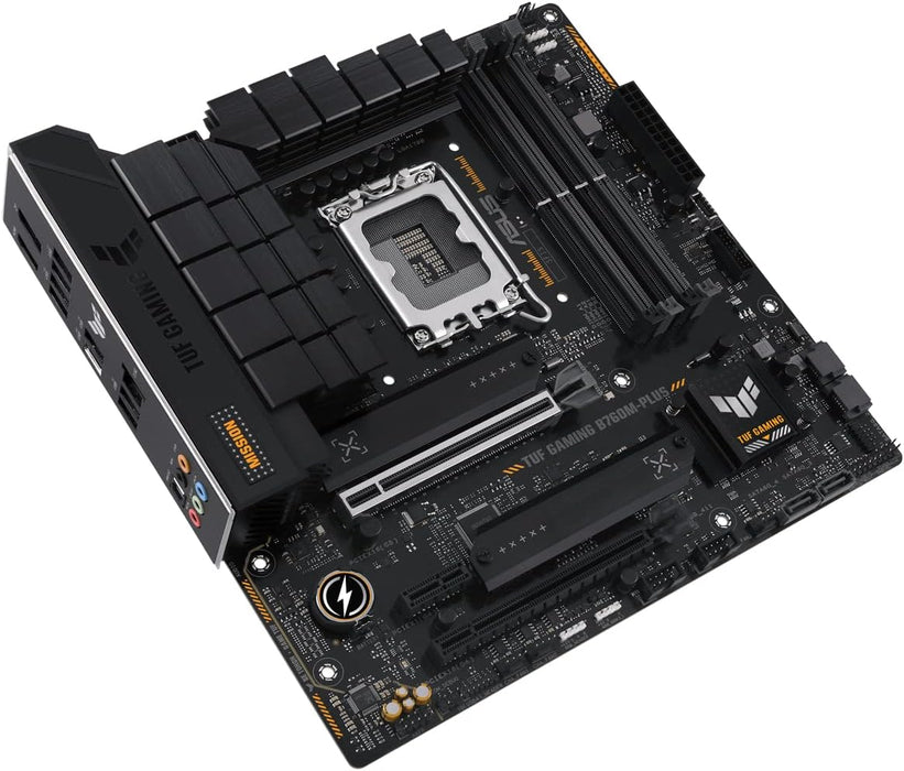 Asus Tuf Gaming B760M-Plus Motherboard, Intel B760, 1700, Micro ATX, DDR5, PCIe5