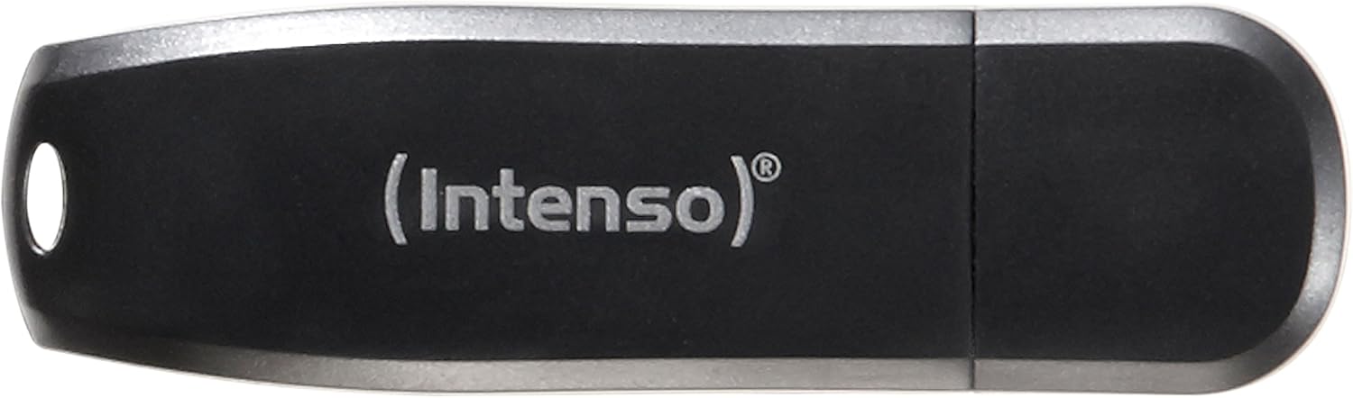 Intenso 128GB Flash Drive USB 3.0 Pen Drive, Portable Memory Stick, Black