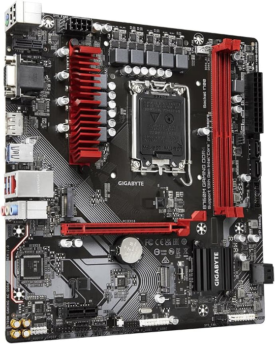 Gigabyte B760M Gaming Motherboard DDR4, Intel 1700, Micro ATX, PCIe 4.0, Sata III