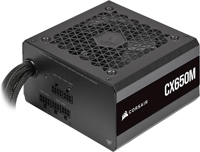 Corsair CX650M (Certified Refurbished) – 650W 80 PLUS Bronze Semi‑Modular PSU
