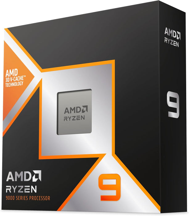 AMD Ryzen 9 9900X3D CPU, AM5, 4.4GHz (5.5 Turbo), 12-Core, 120W, 140MB Cache, 9th Gen