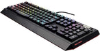 RIOTORO KR610 Ghostwriter Classic RGB membrane gaming keyboard with wrist rest