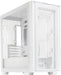 asus a21 gaming pc case micro atx white