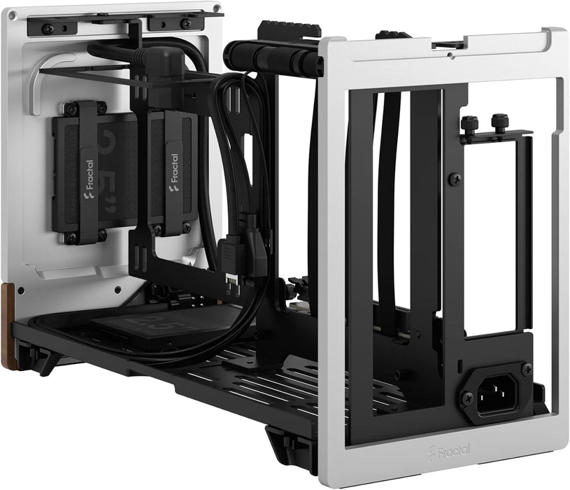 Fractal Design Terra Silver SFF Mini-ITX PC Gaming Case, Small Form Factor Chasis, mITX, SFX