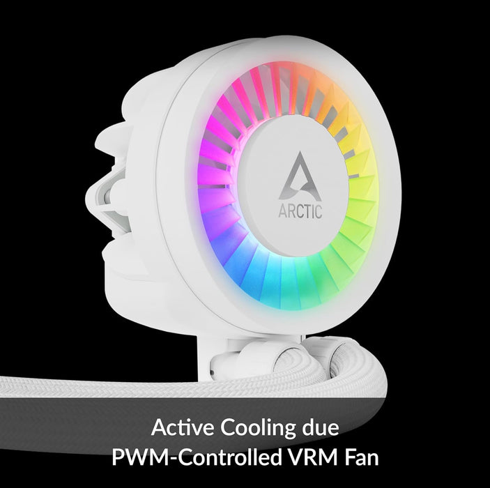 ARCTIC Liquid Freezer III 280 A-RGB - Water Cooling PC, CPU AIO Water Cooler, AMD AM4/AM5, LGA1851/1700 - White