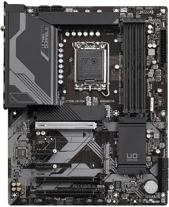 Gigabyte Z790 UD AX Motherboard Intel LGA 1700 DDR5 PCIe 5.0 ATX Motherboard Wifi