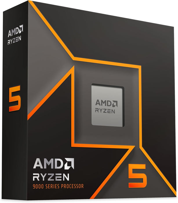 AMD Ryzen 5 9600X CPU, AM5, 3.9GHz (5.4 Turbo), 6-Core, 65W, 38MB Cache, 9th Gen Processor, Radeon Graphics